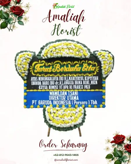 Papan Bunga Duka Obio